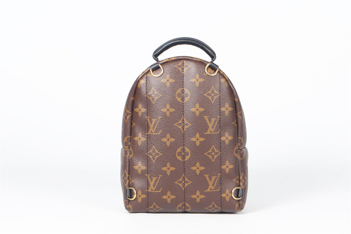 LOUIS VUITTON PALM SPRINGS MINI MONOGRAM COATED CANVAS BACKPACK