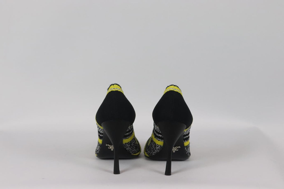 PRADA STRETCH KNIT PUMPS EU 40 UK 7 US 10
