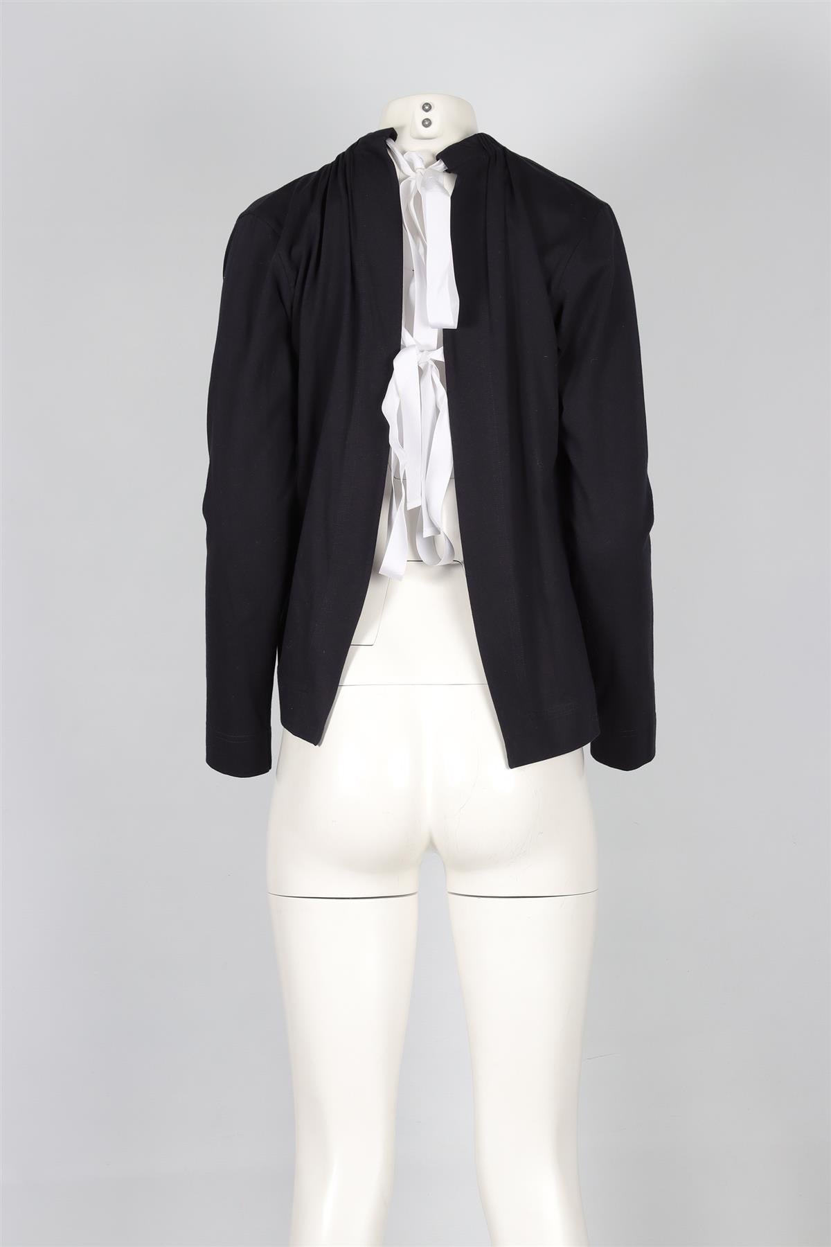 MARNI NAVY COTTON TOP IT 42 UK 10