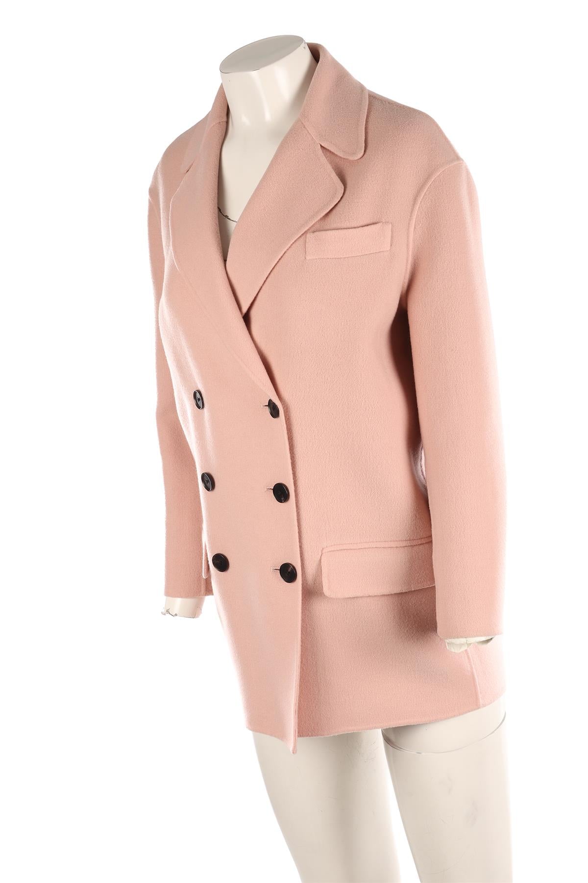 JOSEPH PINK WOOL JACKET FR 38 UK 10