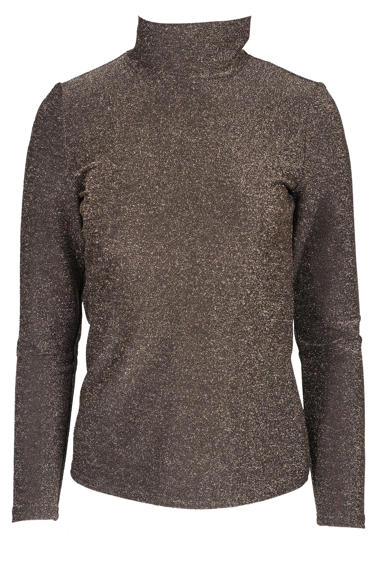 SEZANE GOLD KNIT TOP SMALL