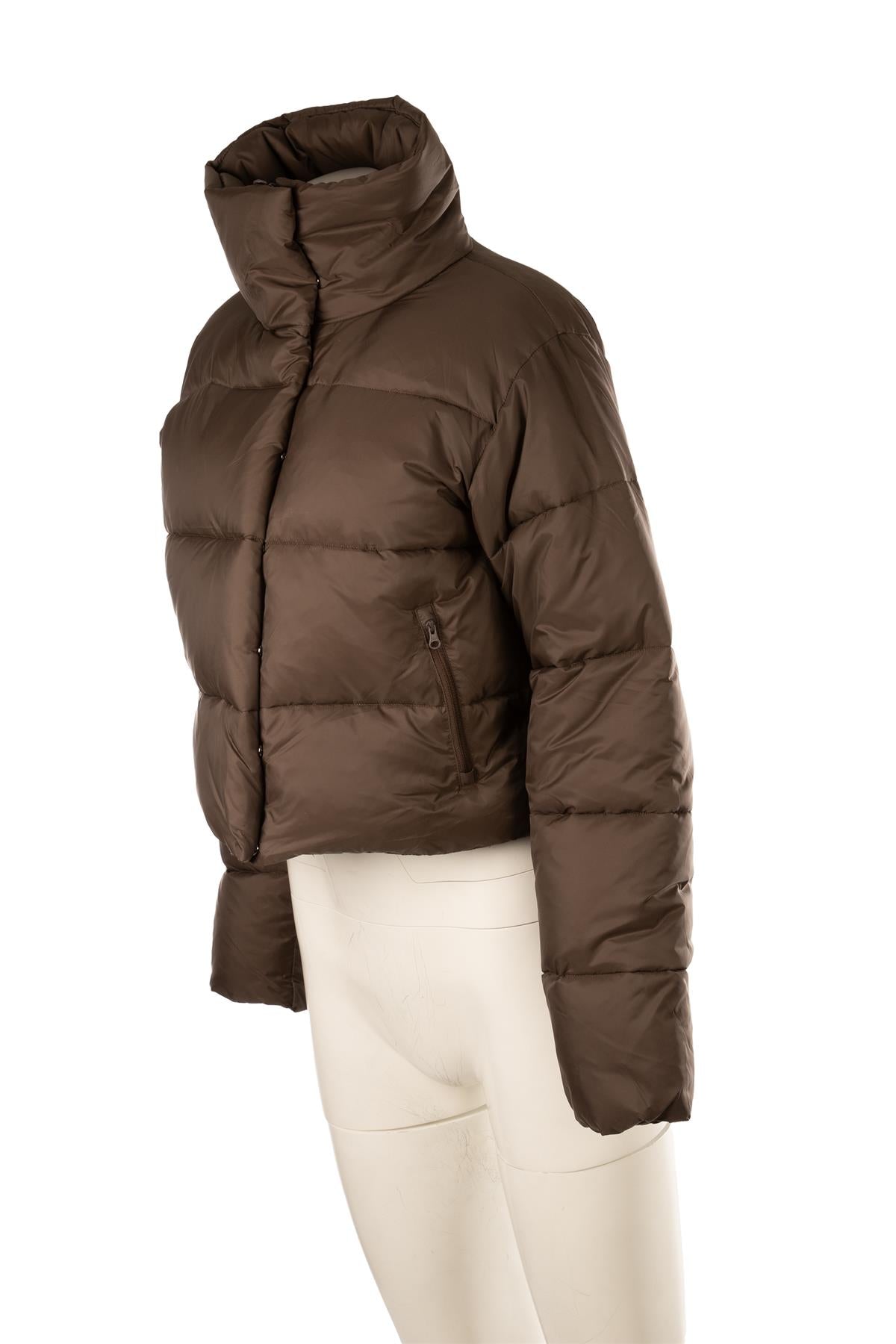 ALO YOGA BROWN PADDED SHELL JACKET SMALL