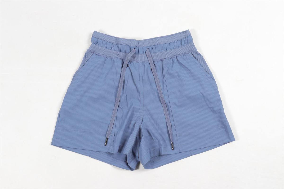 LULULEMON BLUE JERSEY SHORTS US 2 UK 6