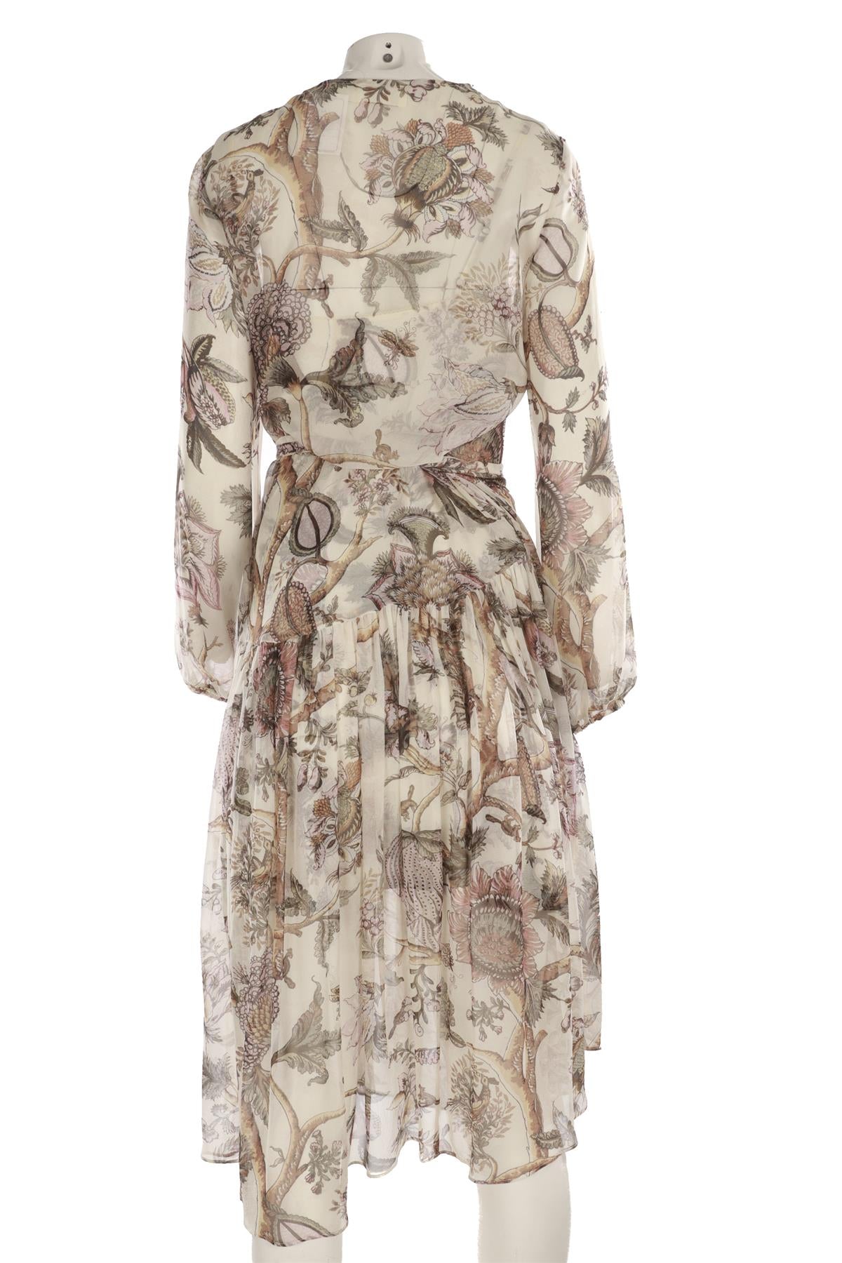 ZIMMERMANN MULTI SILK MAXI DRESS UK 10