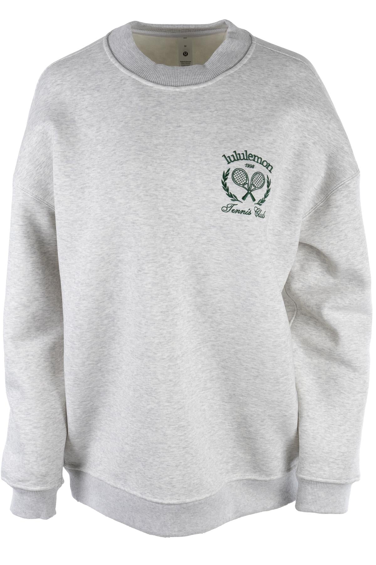 LULULEMON GREY COTTON SWEATSHIRT MEDIUM
