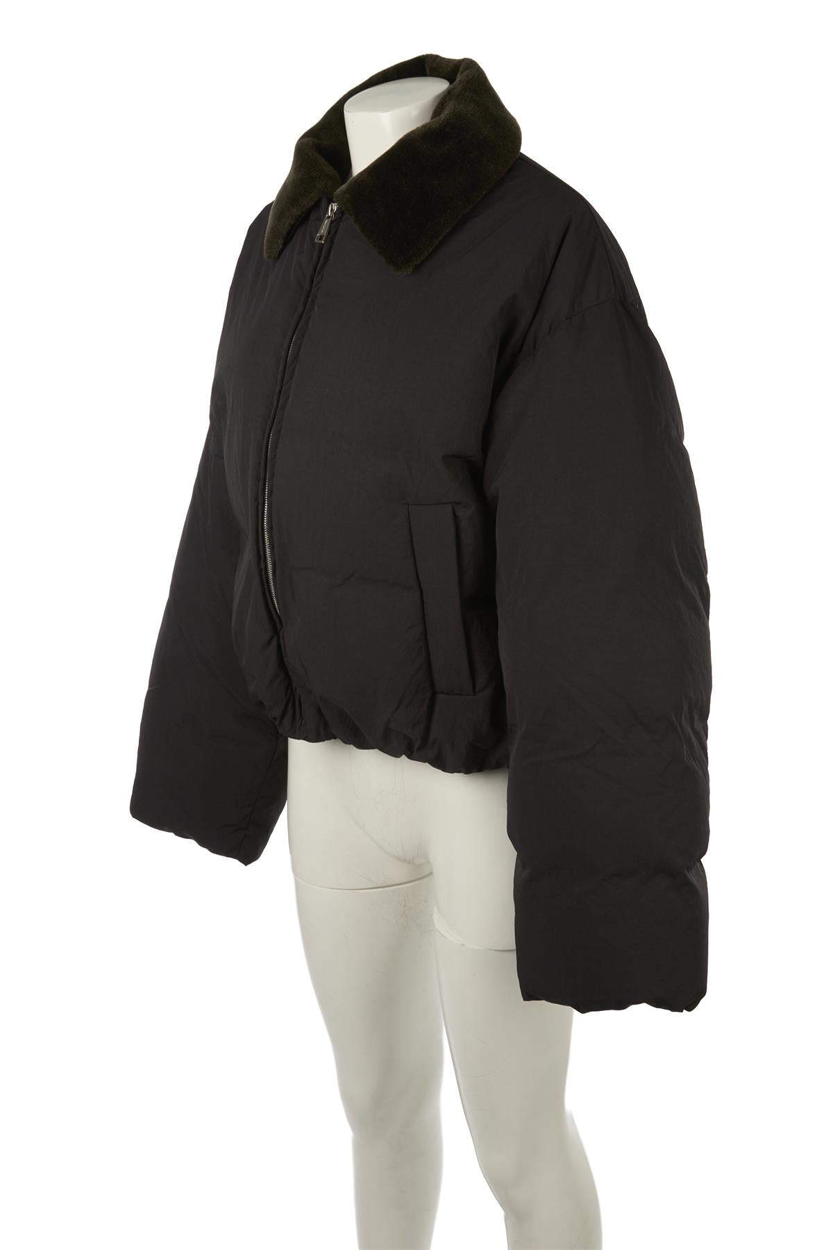 NANUSHKA BLACK ZACHARIE PADDED DOWN JACKET SMALL
