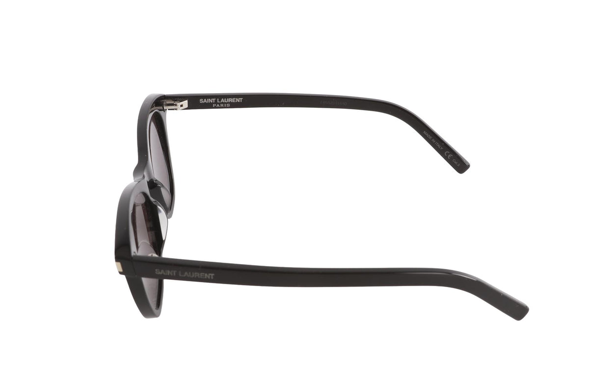 SAINT LAURENT BLACK CAT EYE ACETATE SUNGLASSES