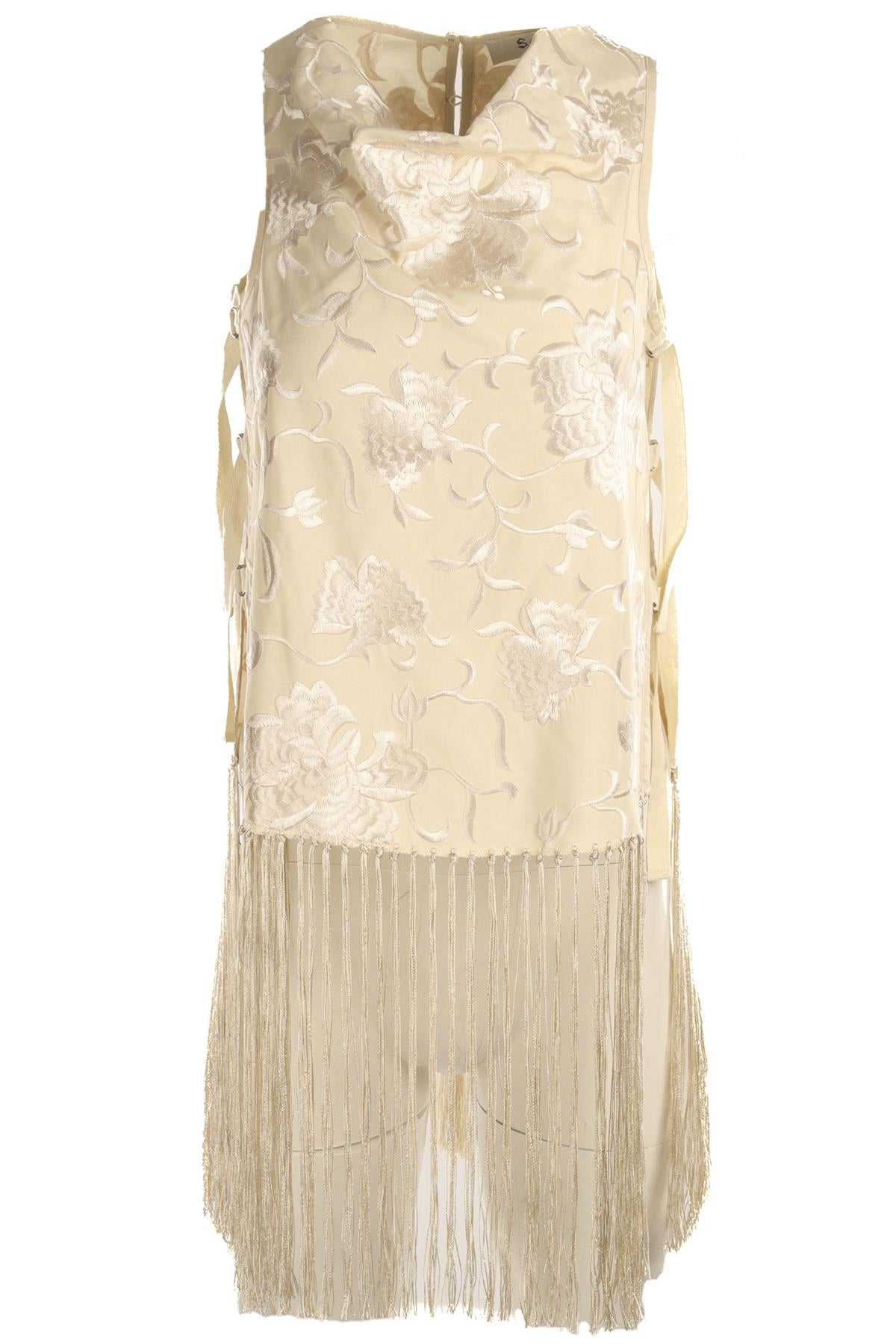 SEA NEW YORK IVORY SATIN TOP XXS