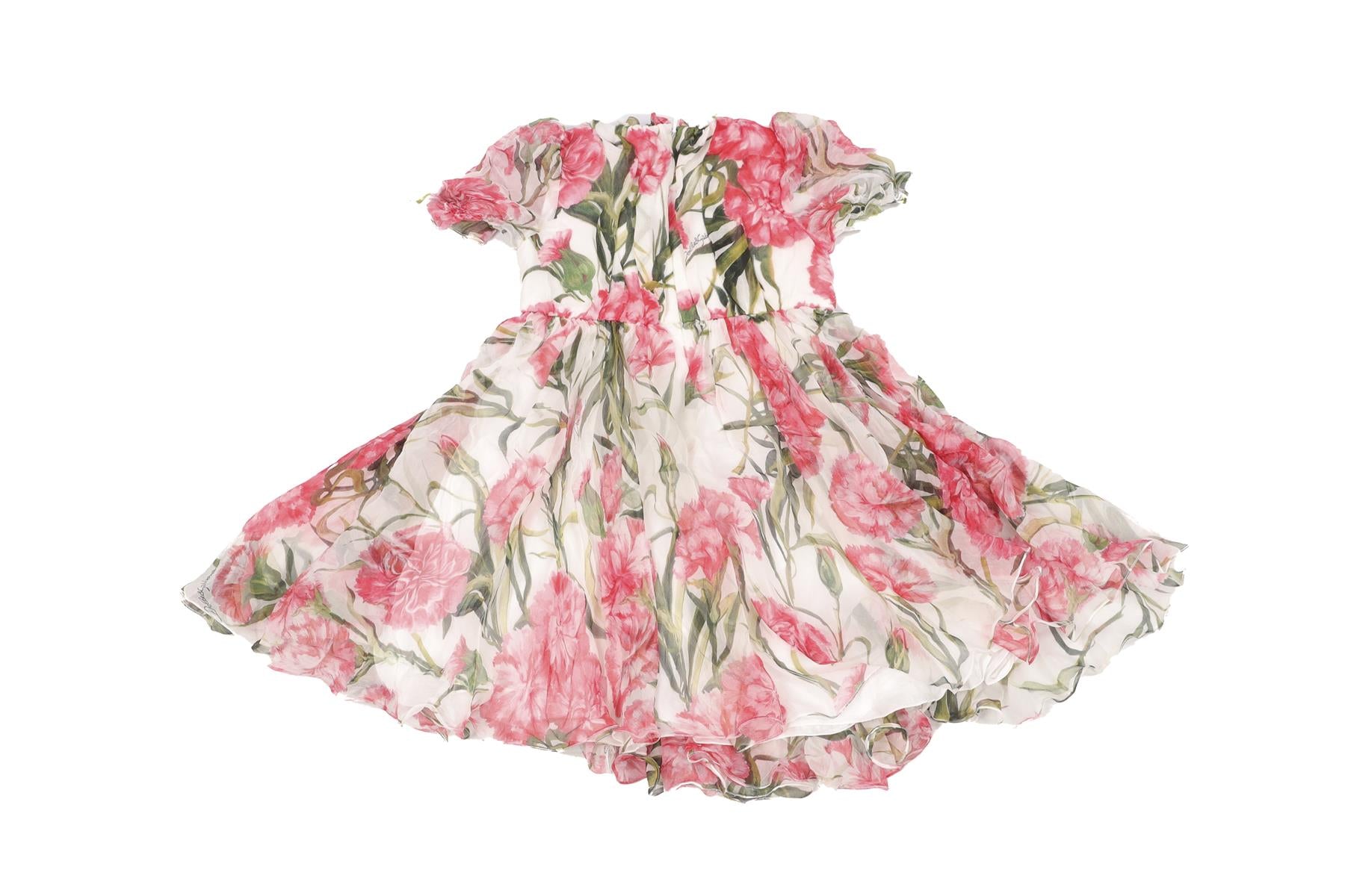 DOLCE & GABBANA PINK BABY GIRLS DRESS 18-24 MONTHS