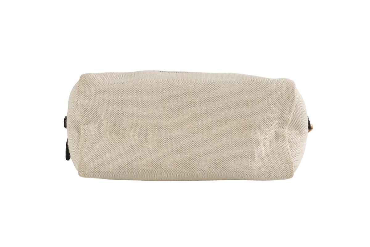 PRADA BEIGE CANVAS POUCH