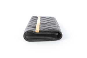 CHOPARD BLACK LEATHER CLUTCH