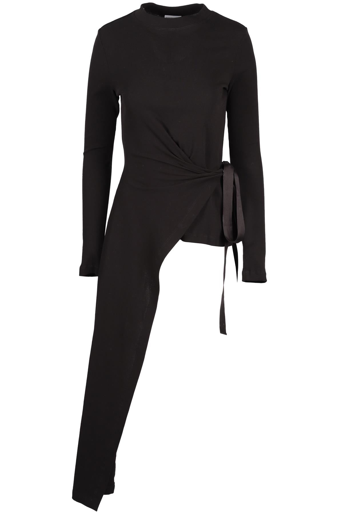 ROSETTA GETTY BLACK COTTON TOP MEDIUM