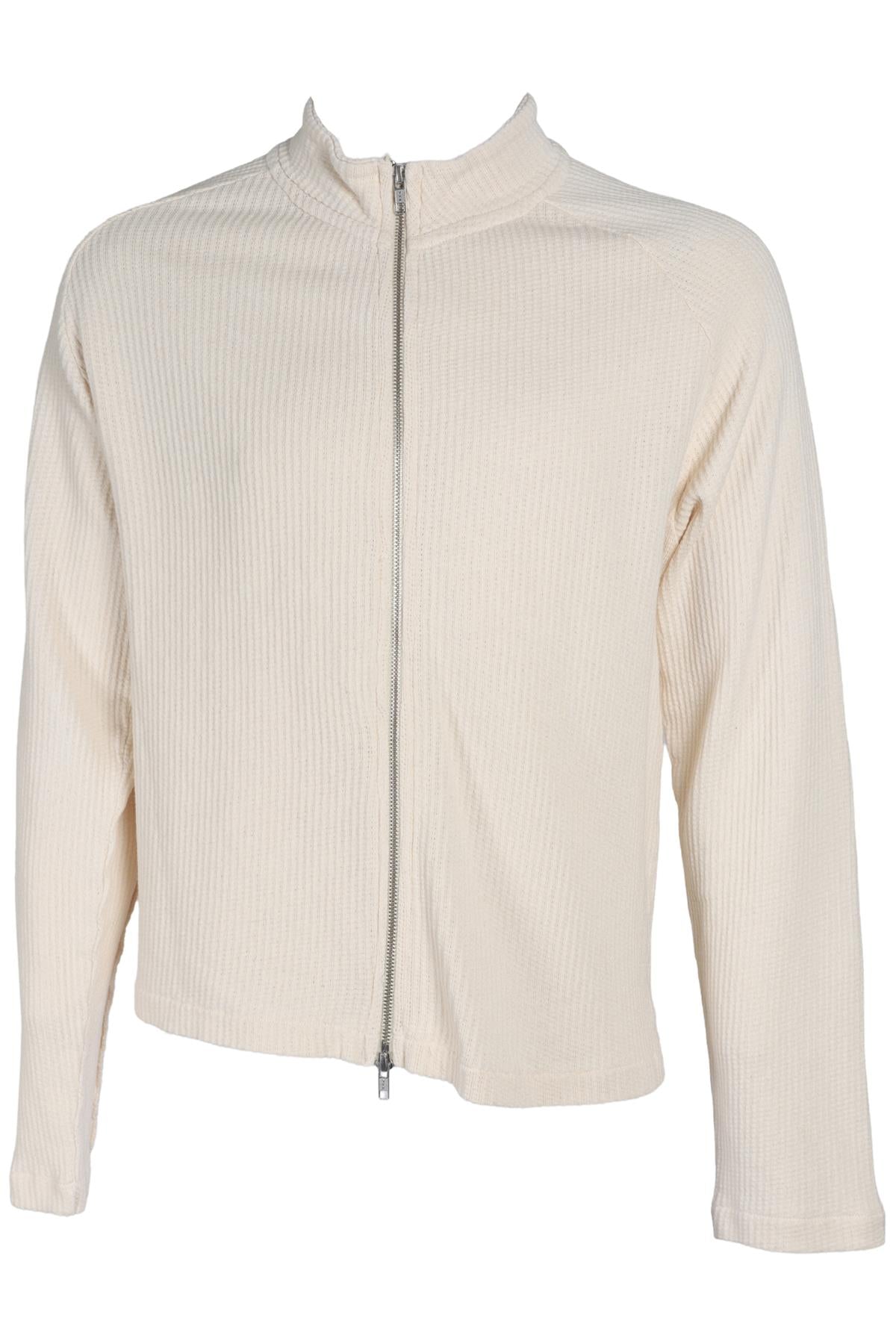 MFPEN CREAM MEN'S COTTON CARDIGAN SMALL
