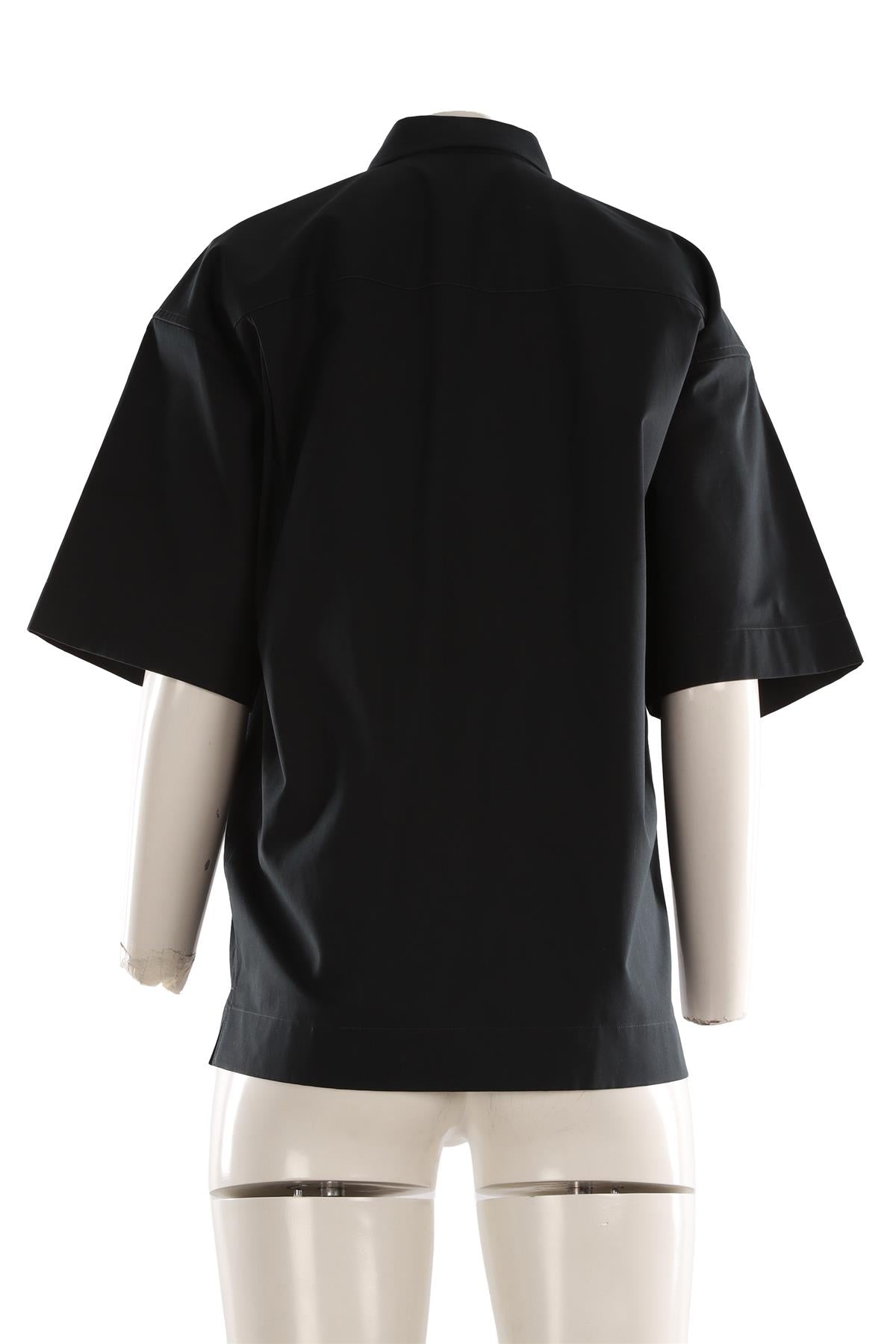 PHOEBE PHILO GREEN COTTON SHIRT FR 36 UK 8