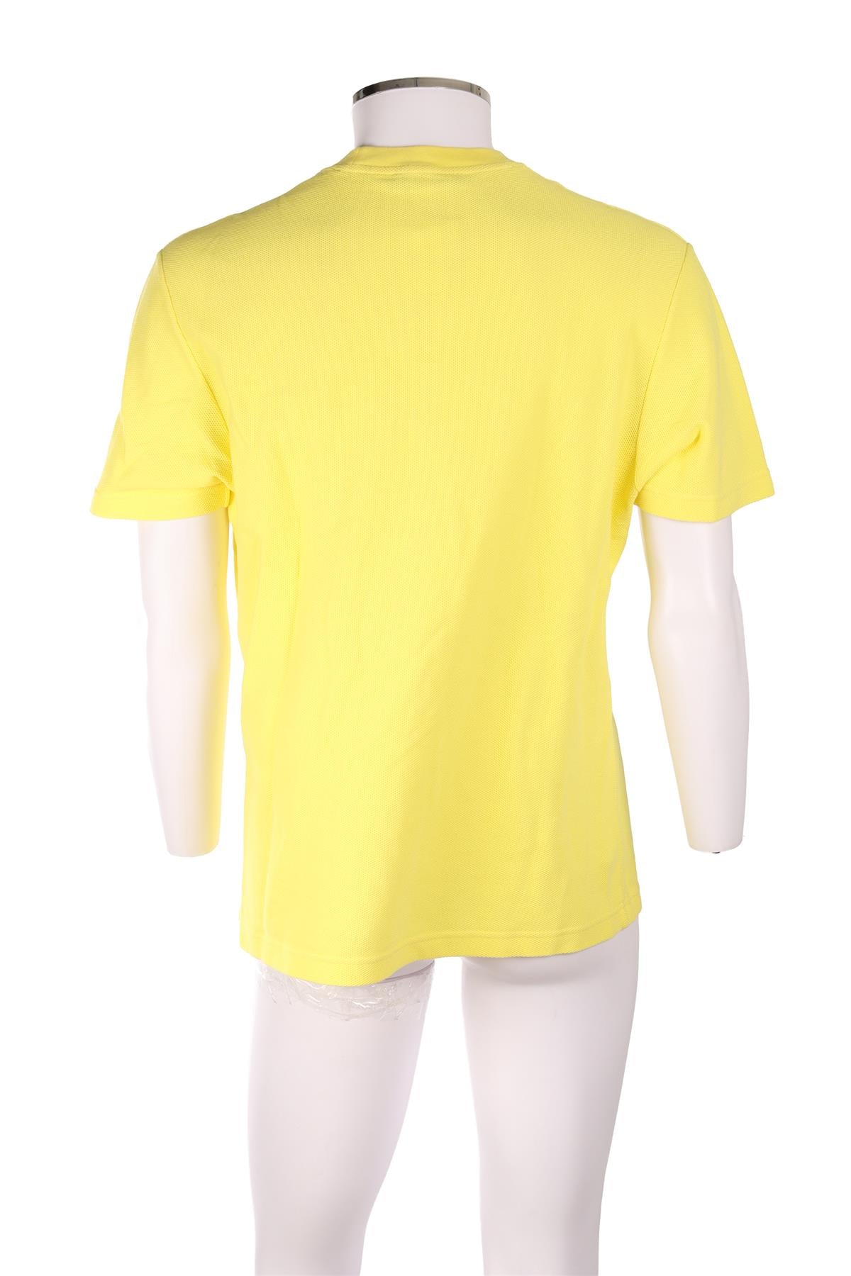 LORO PIANA YELLOW MEN'S COTTON TOP MEDIUM