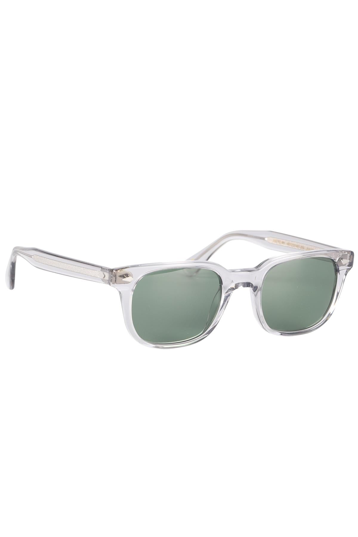 MOSCOT CLEAR SQUARE FRAME ACETATE SUNGLASSES