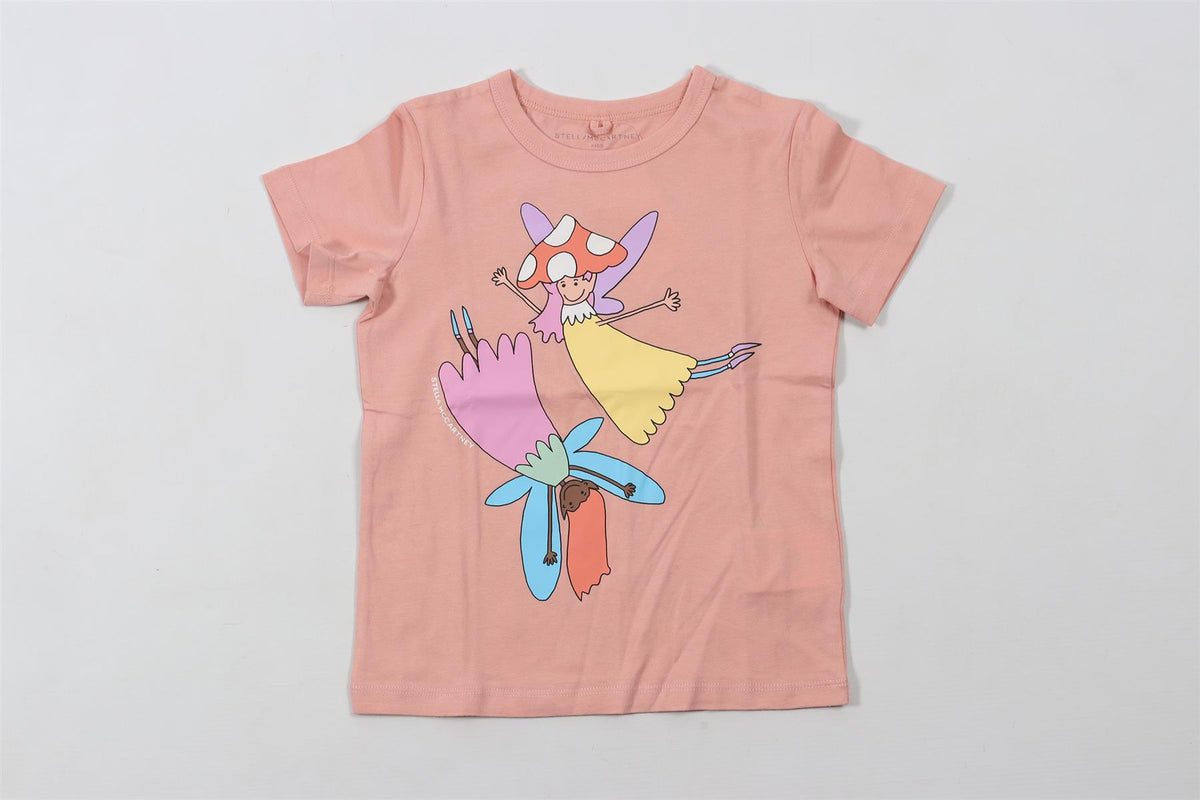 STELLA MCCARTNEY PEACH KIDS GIRLS T-SHIRT 5 YEARS
