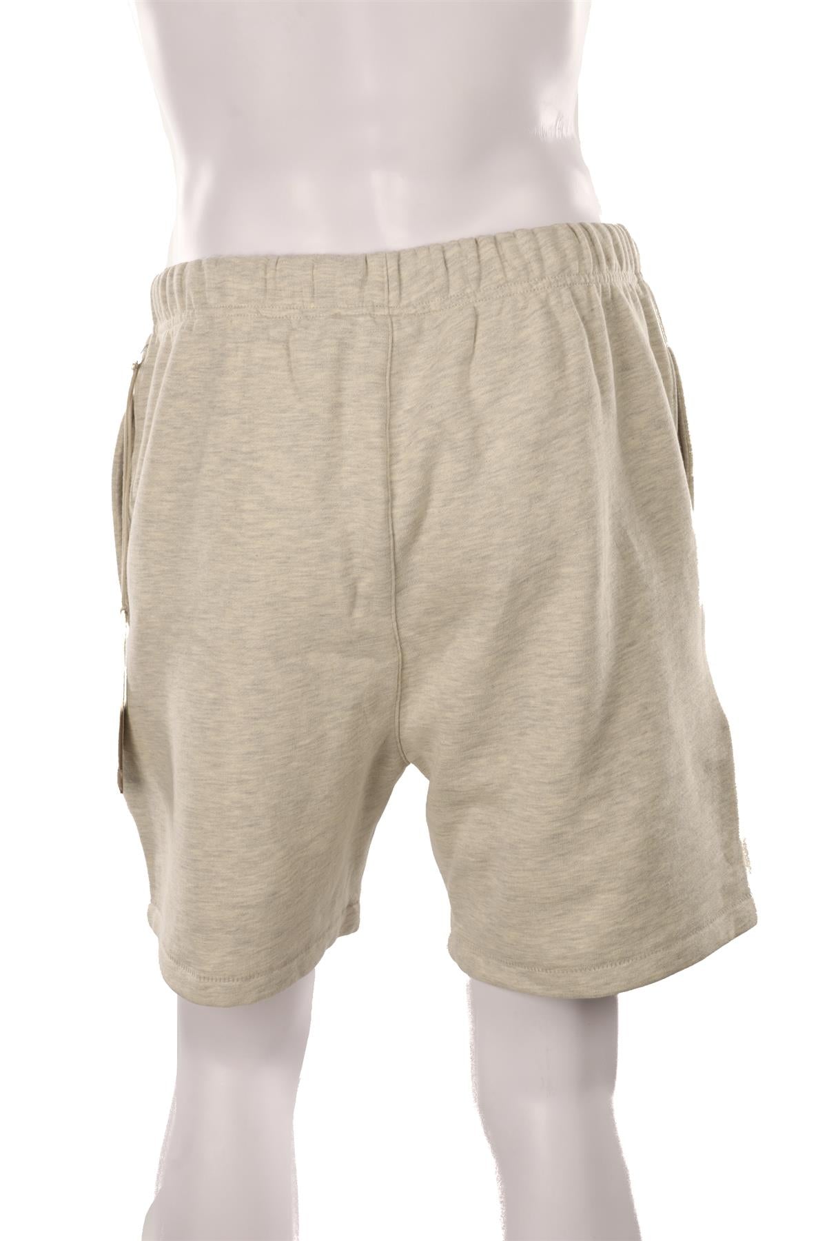 FEAR OF GOD ESSENTIALS GREY MEN'S COTTON SHORTS SMALL