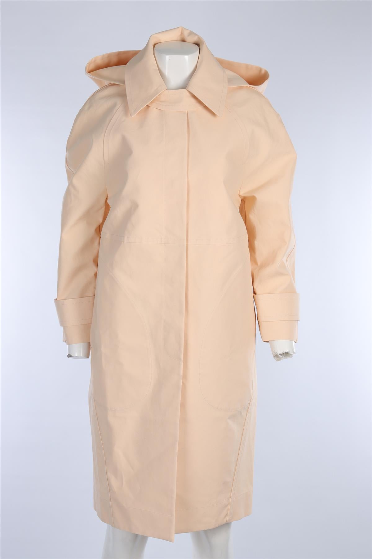 ZIMMERMANN PEACH COTTON COAT XSMALL