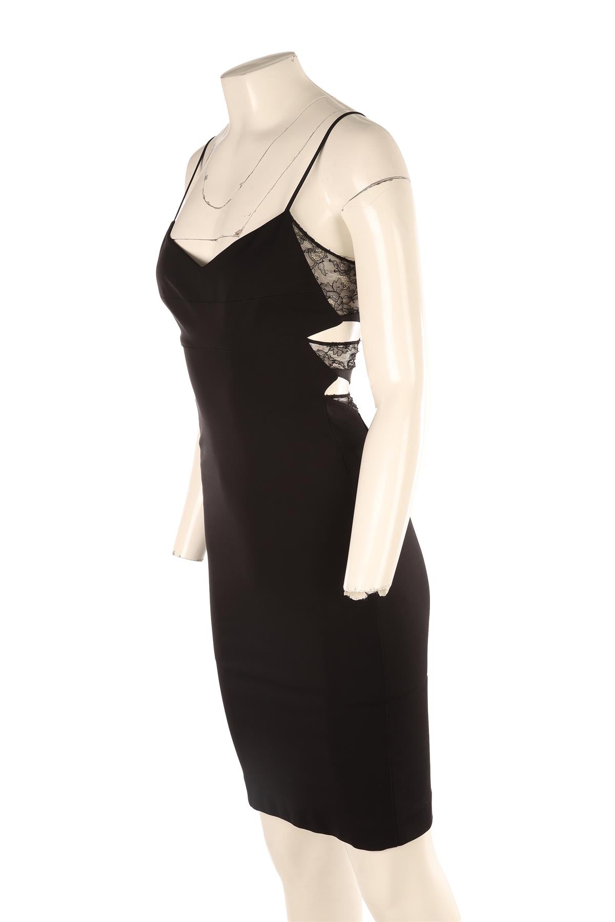 NOAM HANOCH BLACK JERSEY DRESS US 4