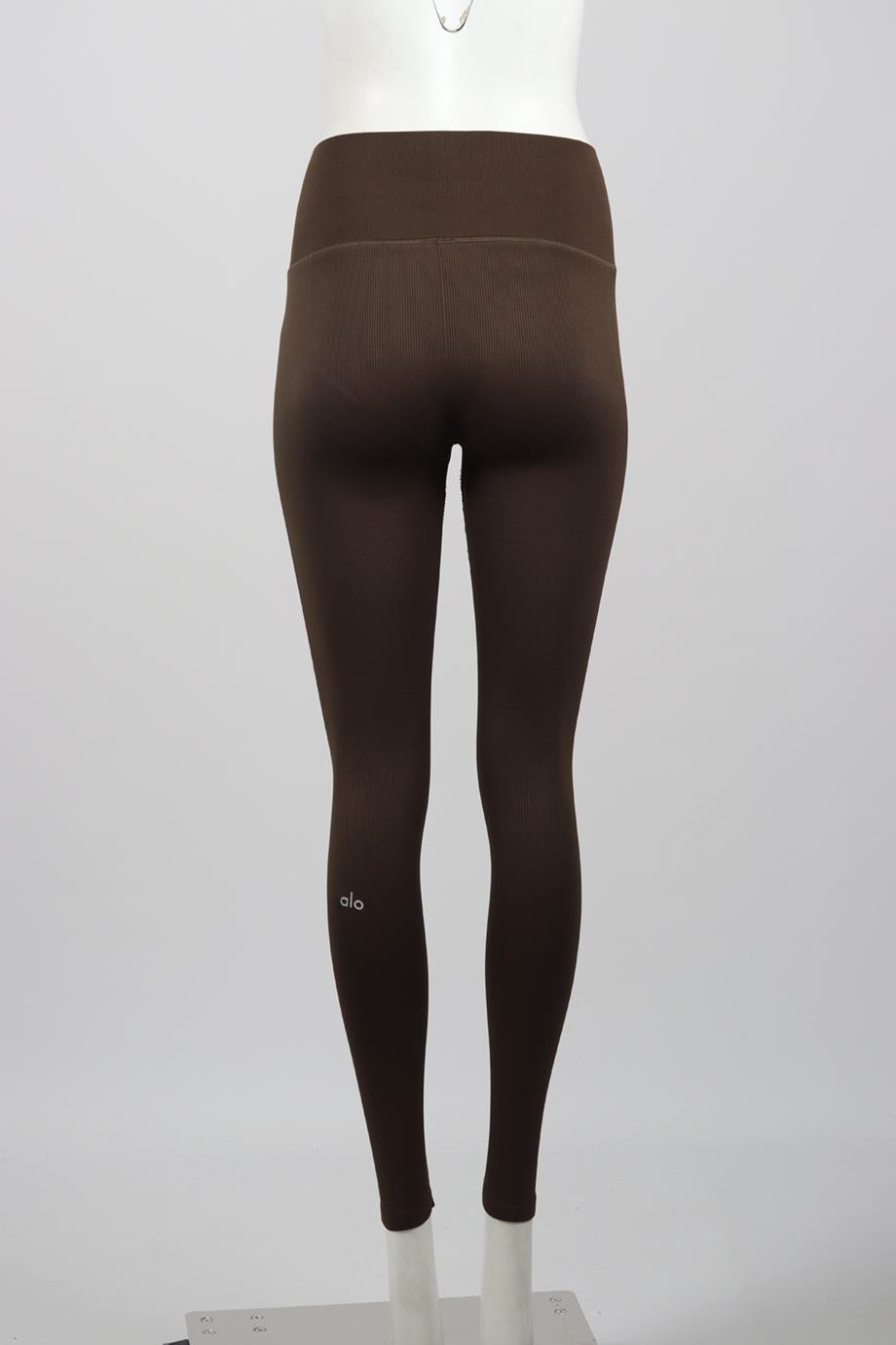 ALO YOGA RIBBED JERSEY LEGGINGS SMALL