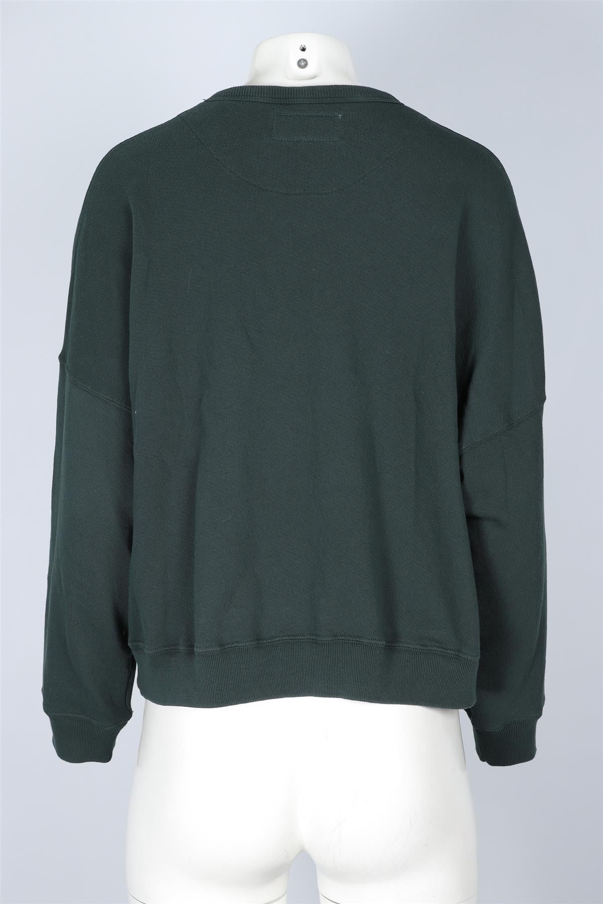 THE GREAT GREEN COTTON SWEATSHIRT UK 8