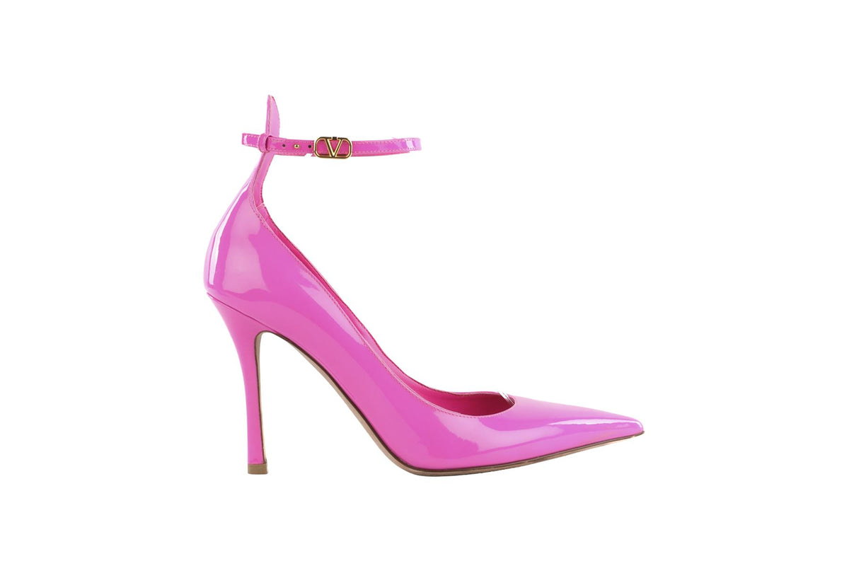 VALENTINO GARAVANI PINK PATENT LEATHER PUMPS EU 39 UK 6 US 9
