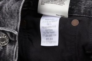 AGOLDE BLACK HIGH RISE STRAIGHT LEG JEANS W24 UK 6