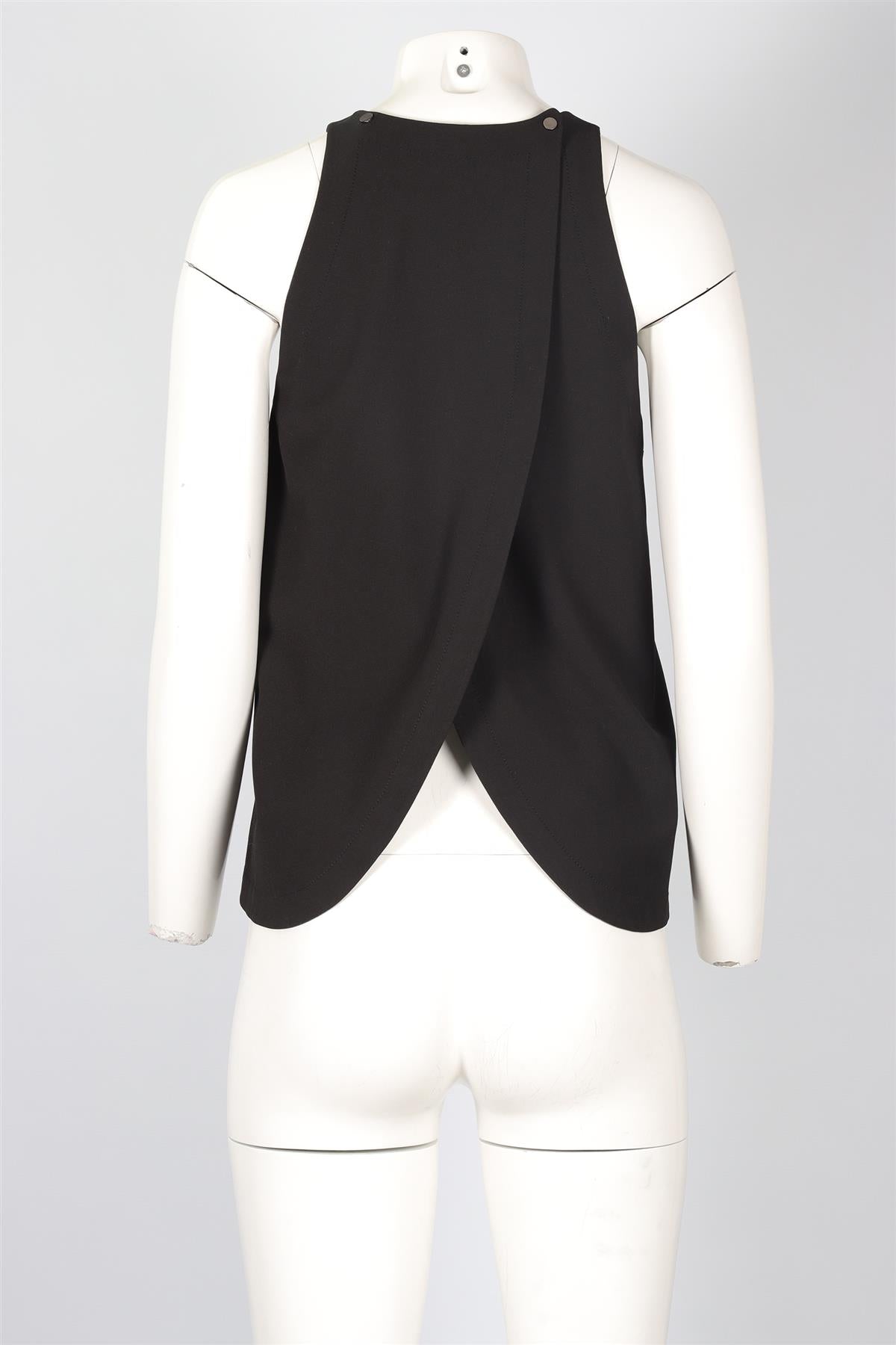 BROCHU WALKER BLACK CREPE TOP MEDIUM