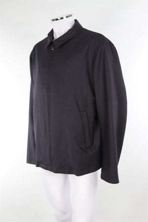 CANALI NAVY MEN'S WOOL JACKET IT 60 UK/US 50