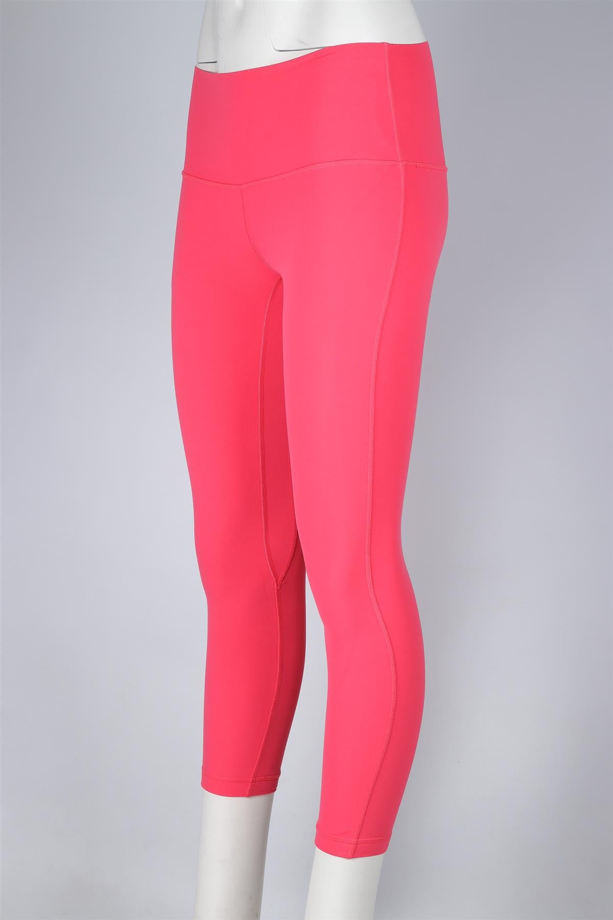 LULULEMON PINK JERSEY LEGGINGS UK 4