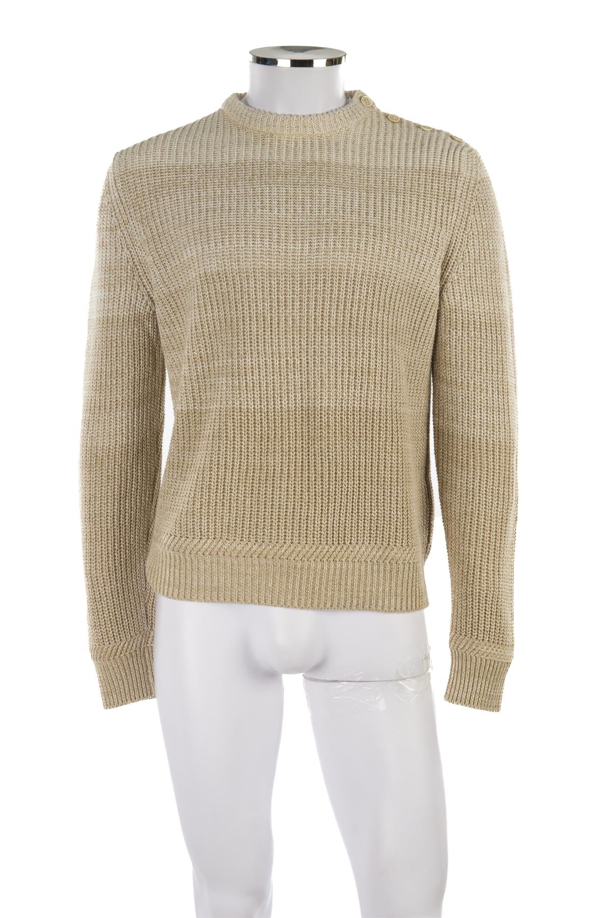 BERLUTI BEIGE MEN'S LINEN SWEATER UK/US 38 FR 48 IT 48