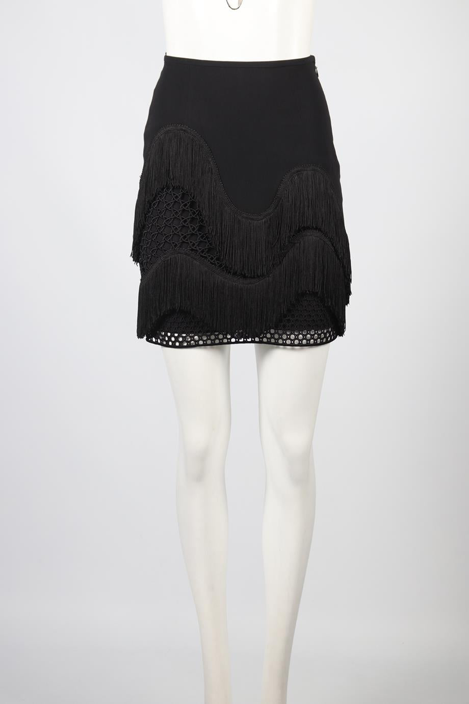 STELLA MCCARTNEY CREPE MINI SKIRT IT 36 UK 4