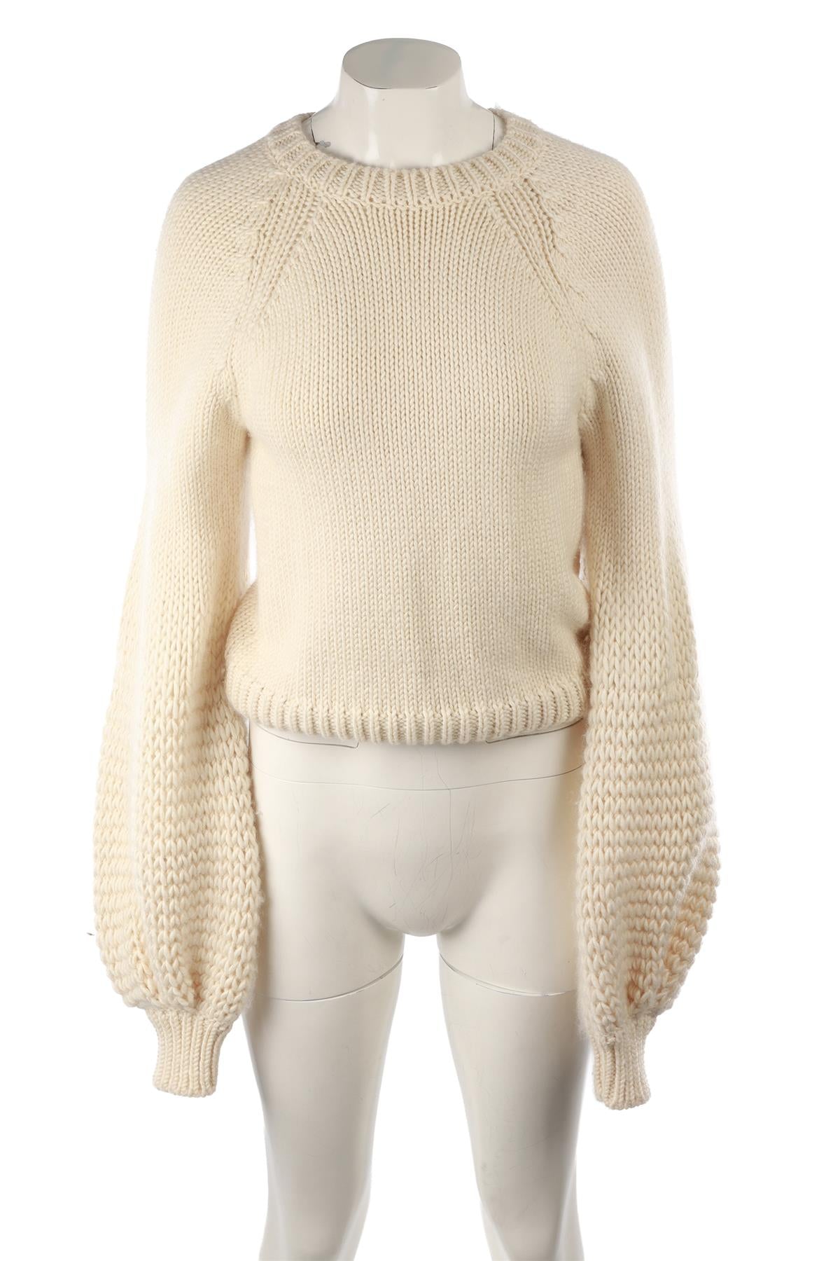 CREAM WOOL JUMPER