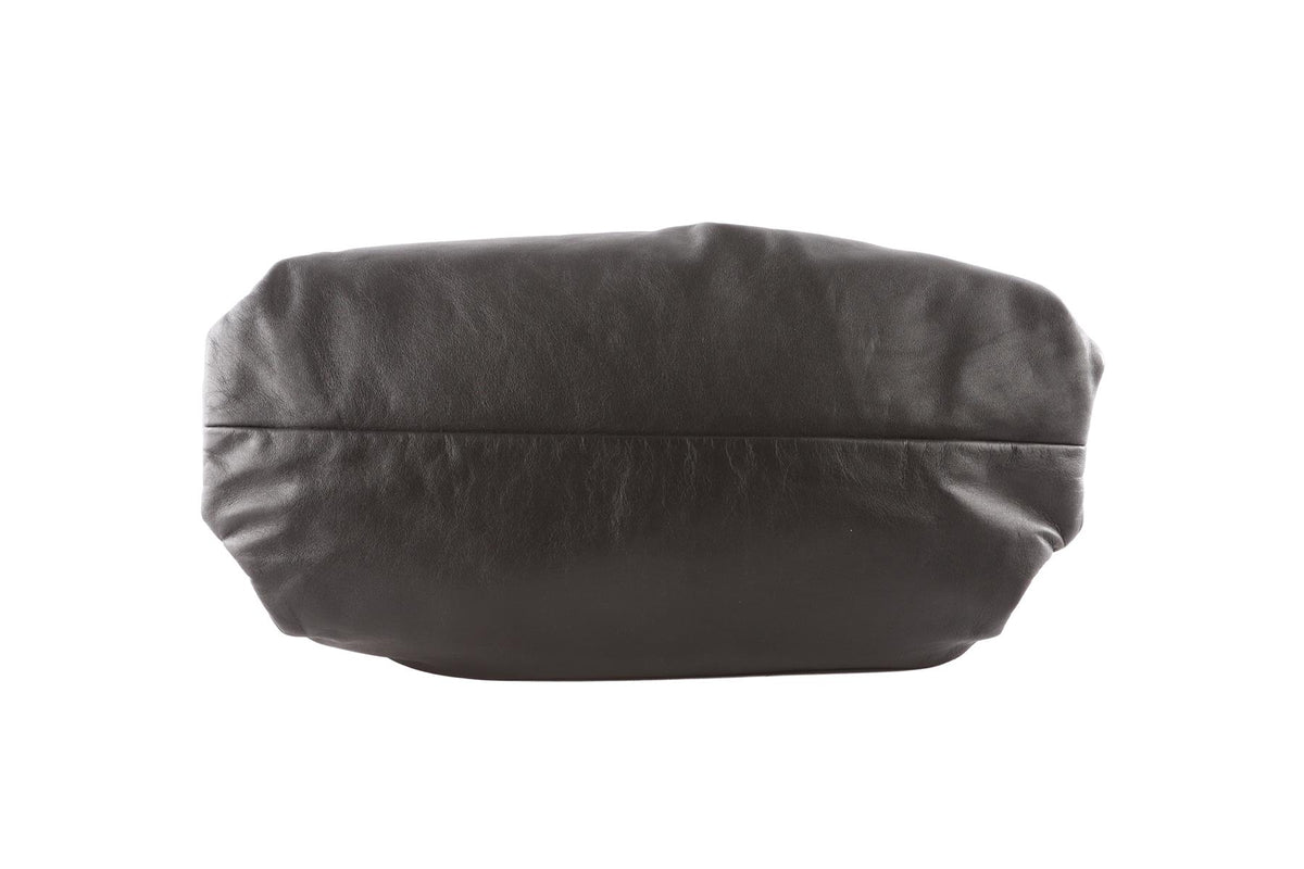 BOTTEGA VENETA BLACK LEATHER SHOULDER BAG