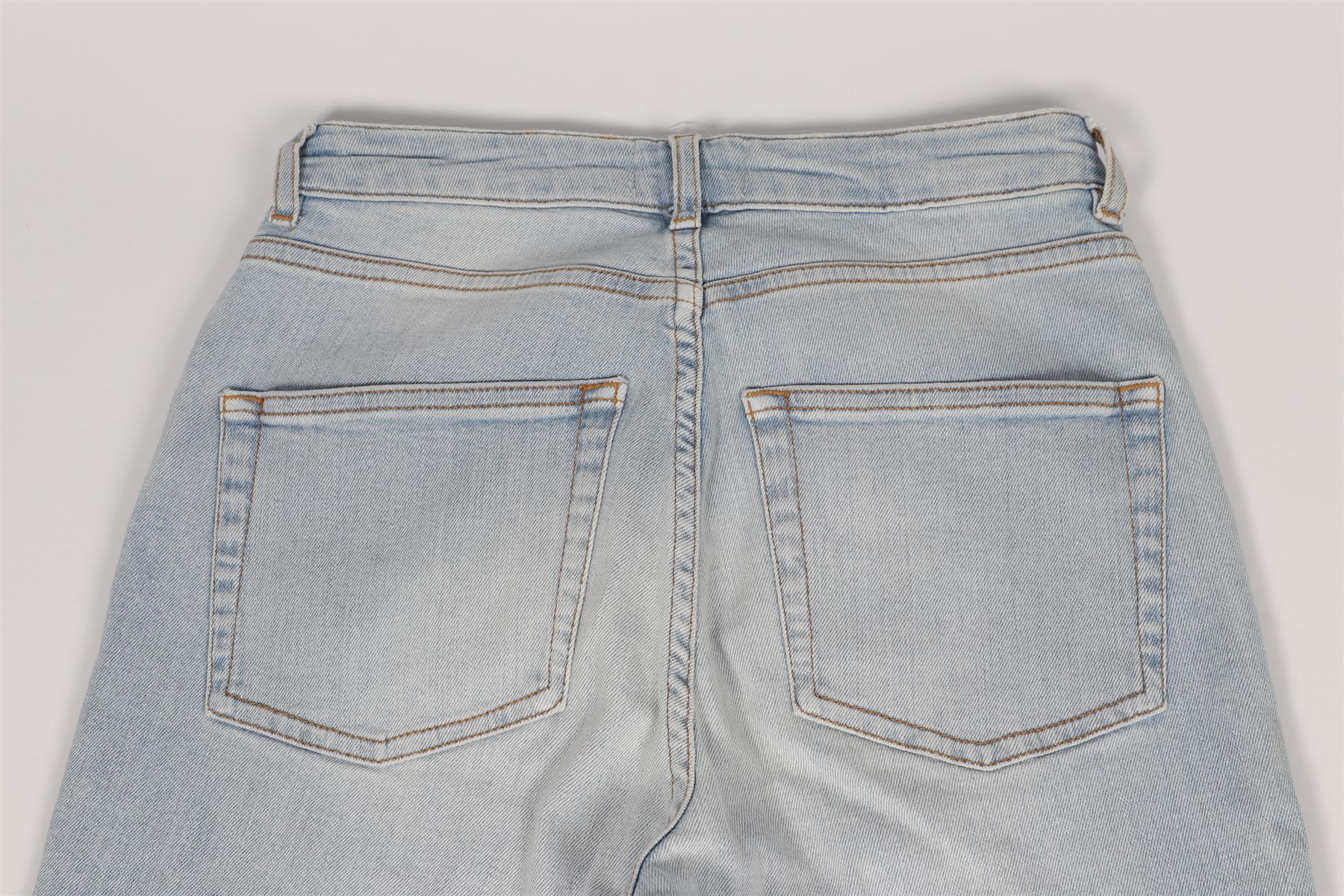 ACNE STUDIOS BLUE HIGH RISE SKINNY JEANS XXSMALL