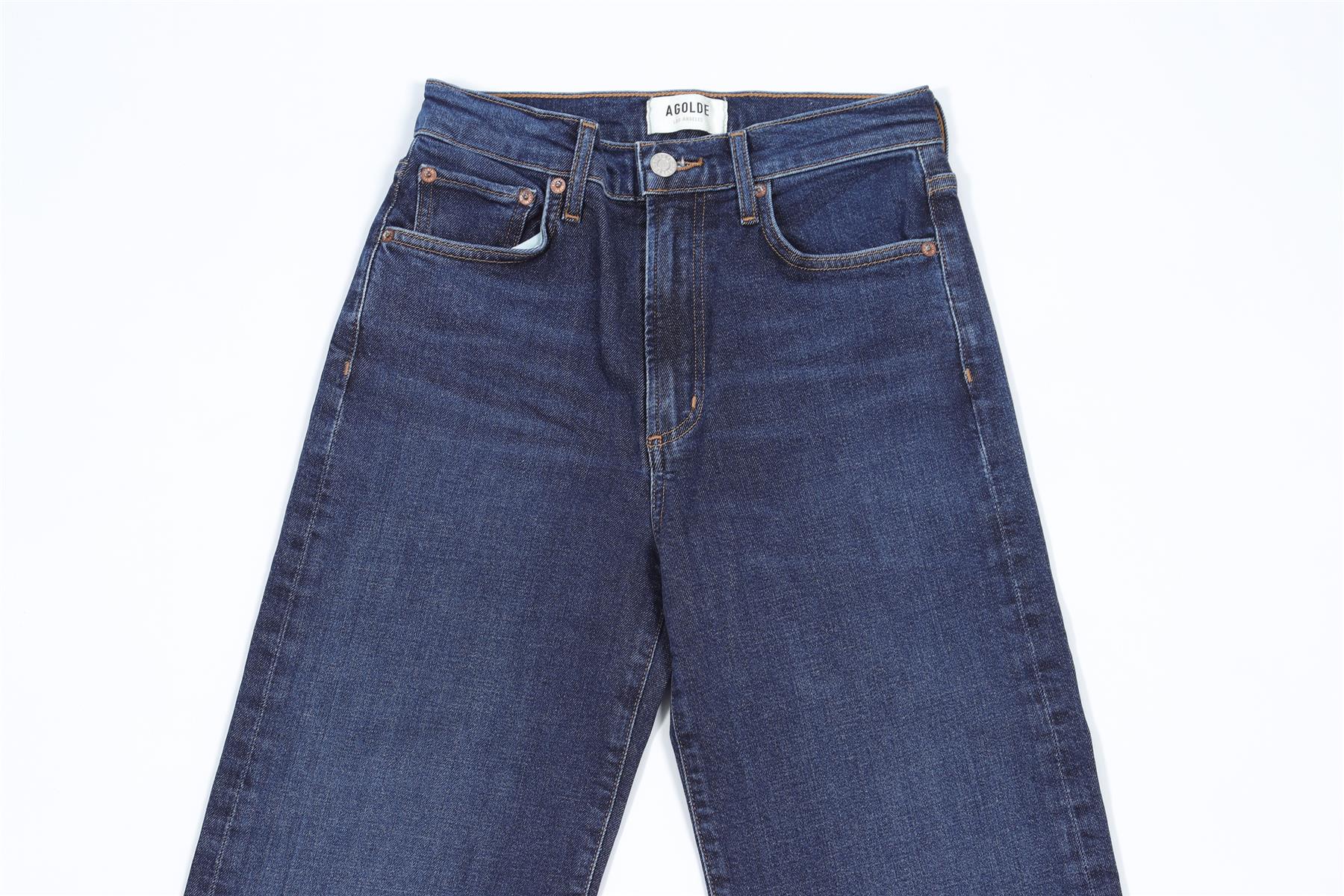 AGOLDE BLUE DENIM JEANS W24 UK 6