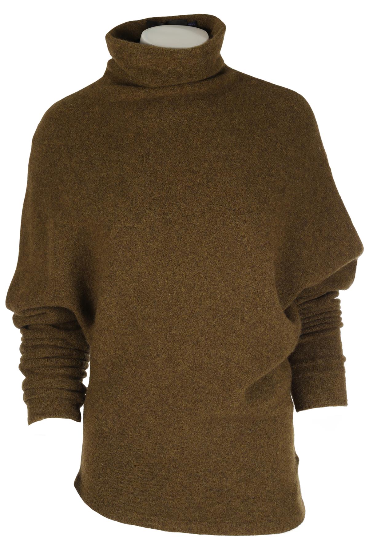 PROENZA SCHOULER GREEN WOOL SWEATER XSMALL