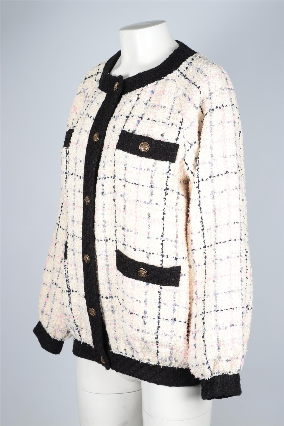GUCCI MULTI 2022 TWEED JACKET IT 36 UK 4