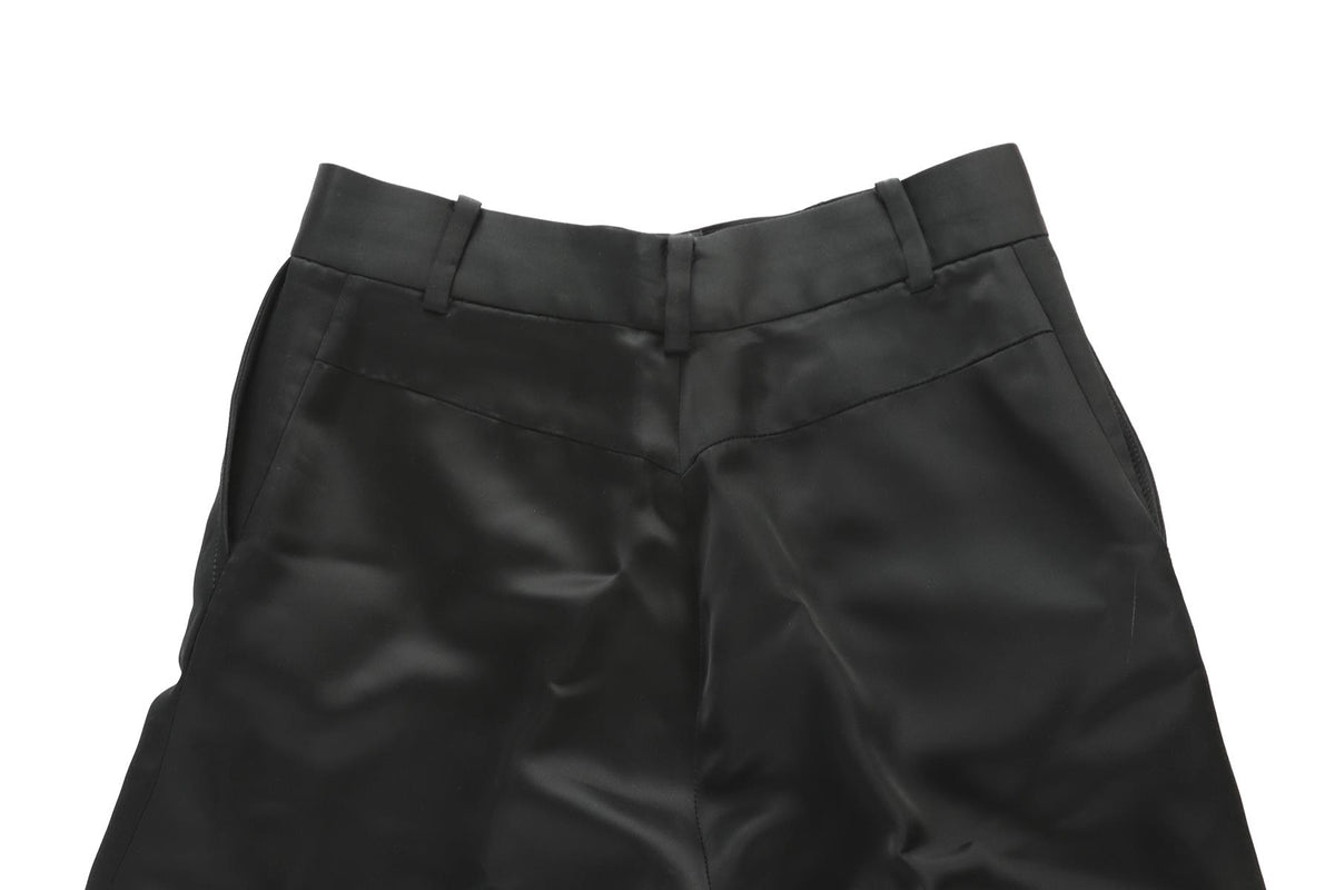 BELLA FREUD GREEN SATIN FLARED PANTS UK 10