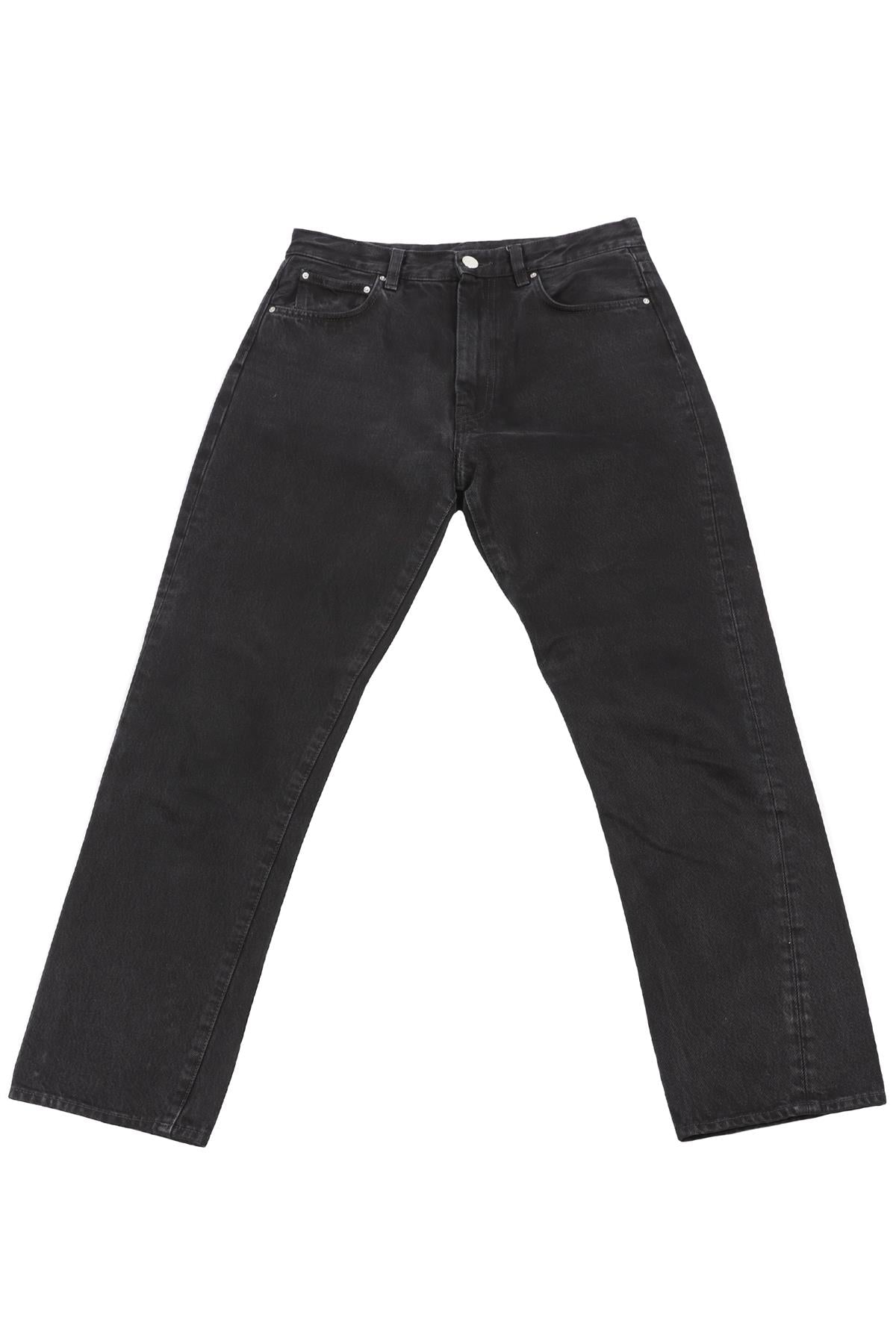 TOTEME BLACK HIGH RISE STRAIGHT LEG JEANS W28 UK 10