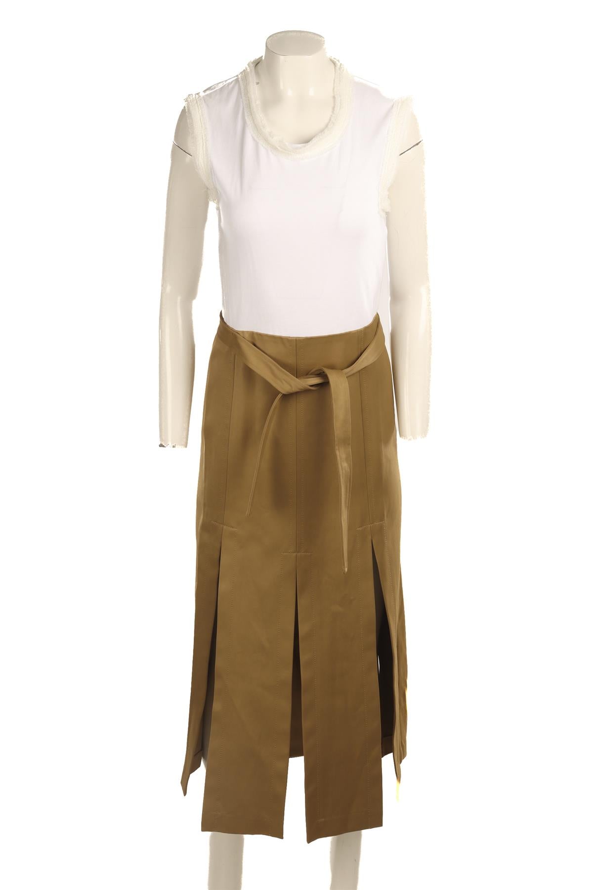3.1 PHILLIP LIM MULTI COTTON MAXI DRESS US 0 UK 4