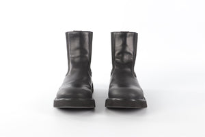CELINE BLACK LEATHER ANKLE BOOTS EU 38.5 UK 5.5 US 8.5