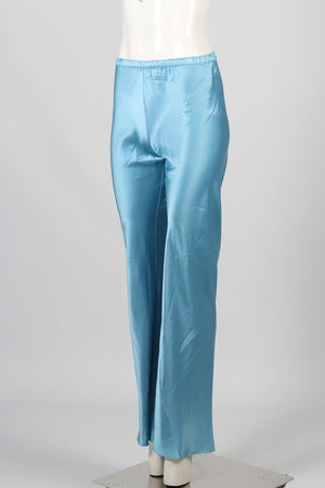 SILK LAUNDRY SILK FLARED PANTS XSMALL