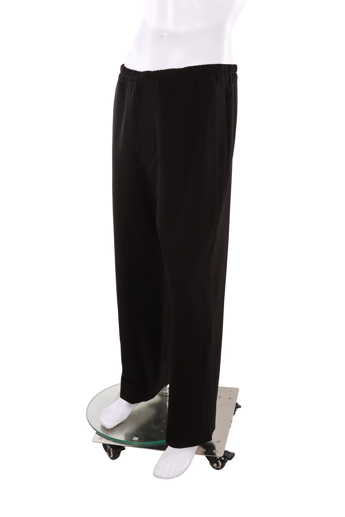 BLACK MEN'S WOOL PANTS