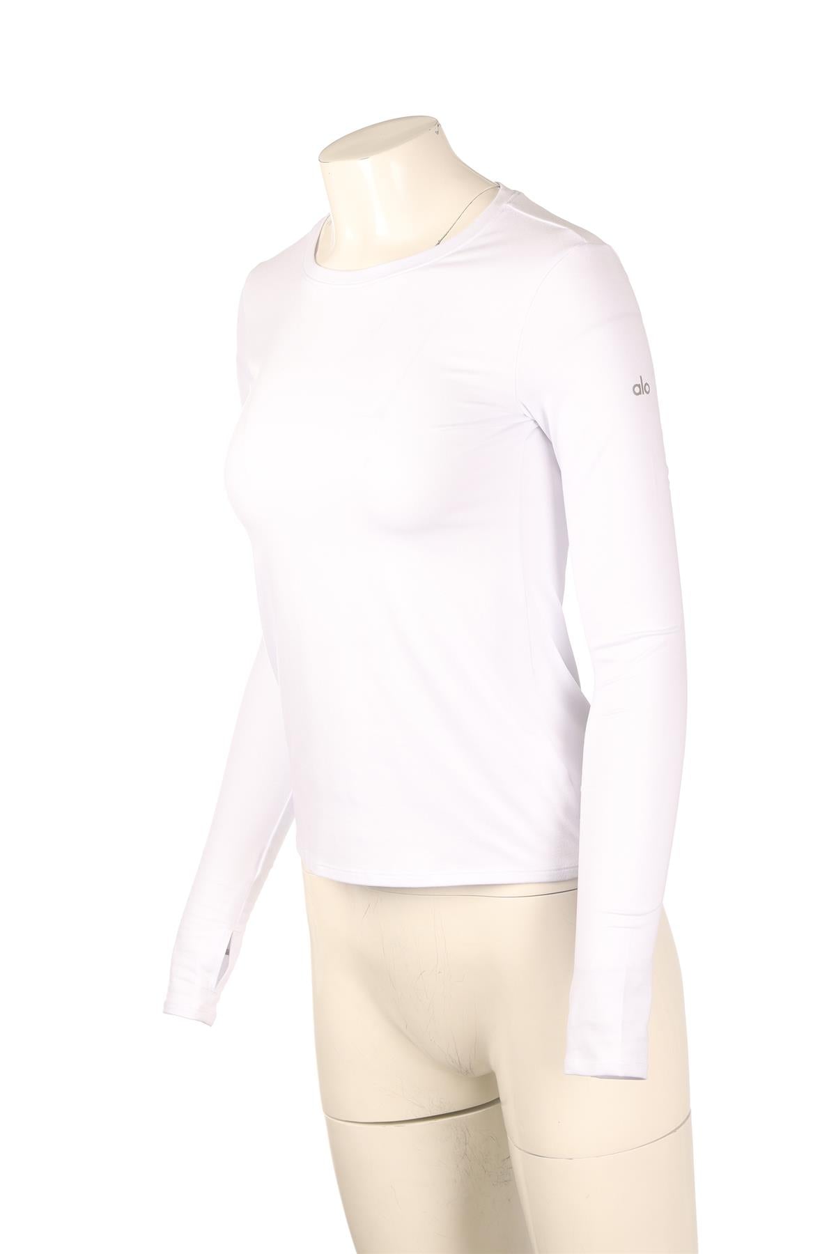 ALO YOGA WHITE TOP XSMALL