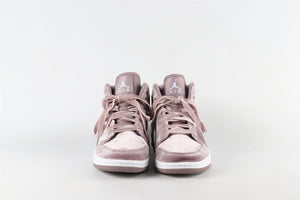 NIKE PURPLE KIDS GIRLS AIR JORDAN VELVET SNEAKERS EU 36 UK 3 US 5.5