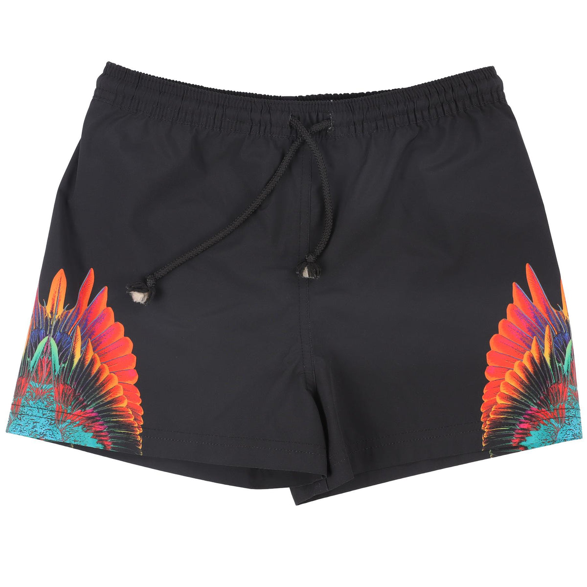 MARCELO BURLON BLACK KIDS BOYS SWIM SHORTS 10 YEARS