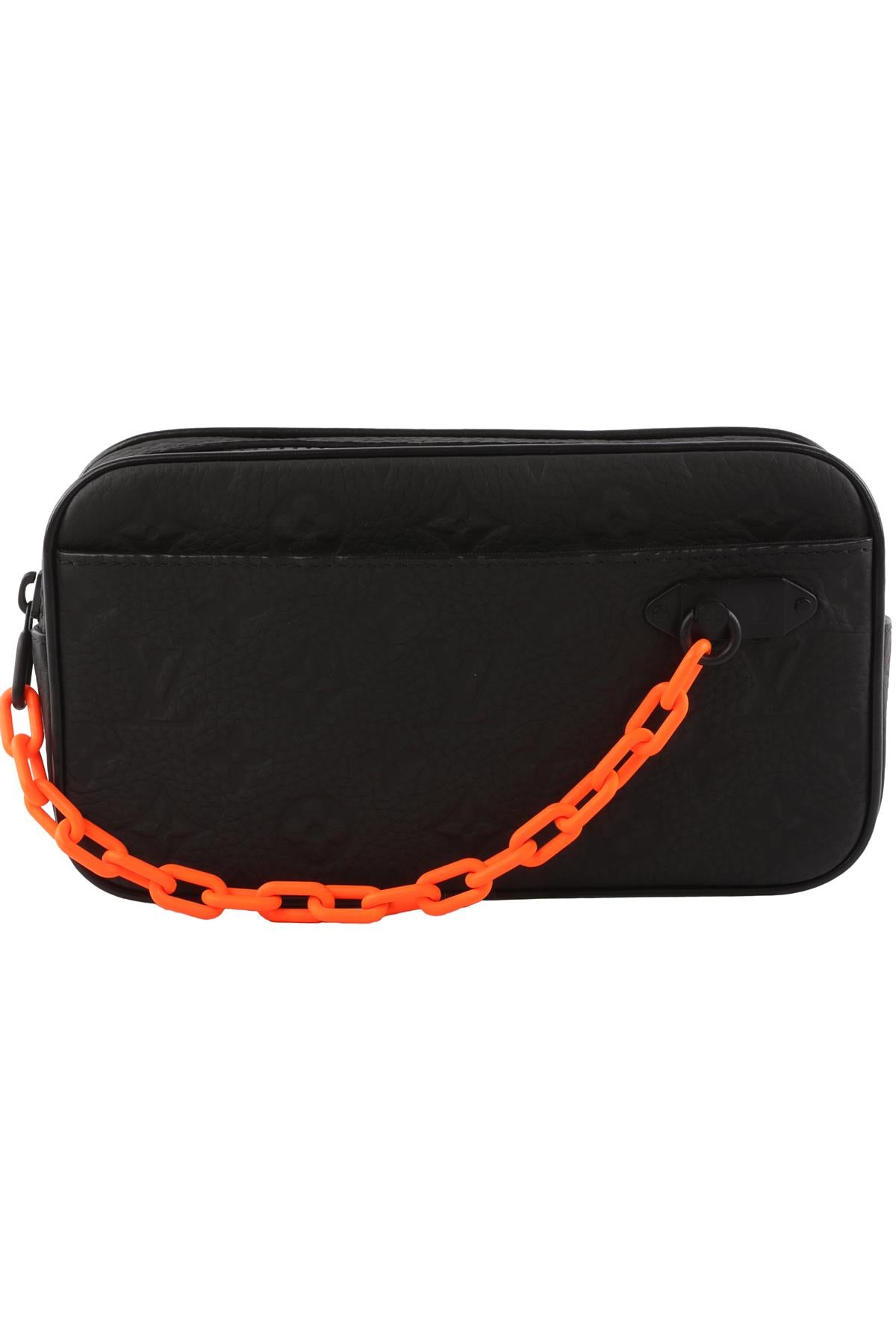 LOUIS VUITTON BLACK 2022 UNIFORMES MONOGRAM TAURILLON SOLAR RAY SOFT POCHETTE VOLGA BELT BAG