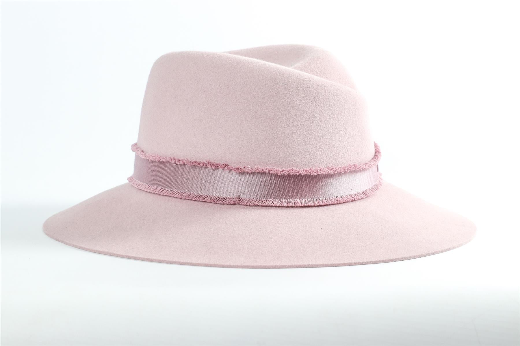 MAISON MICHEL PURPLE FELT HAT MEDIUM
